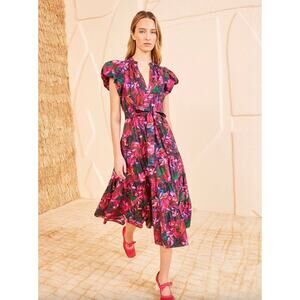 Ulla Johnson Hibiscus Ottilie Dress Sz 2
